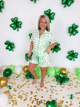 Clover Ruffle Pajama Set FINAL SALE