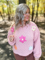 Blush Blossom Sweater