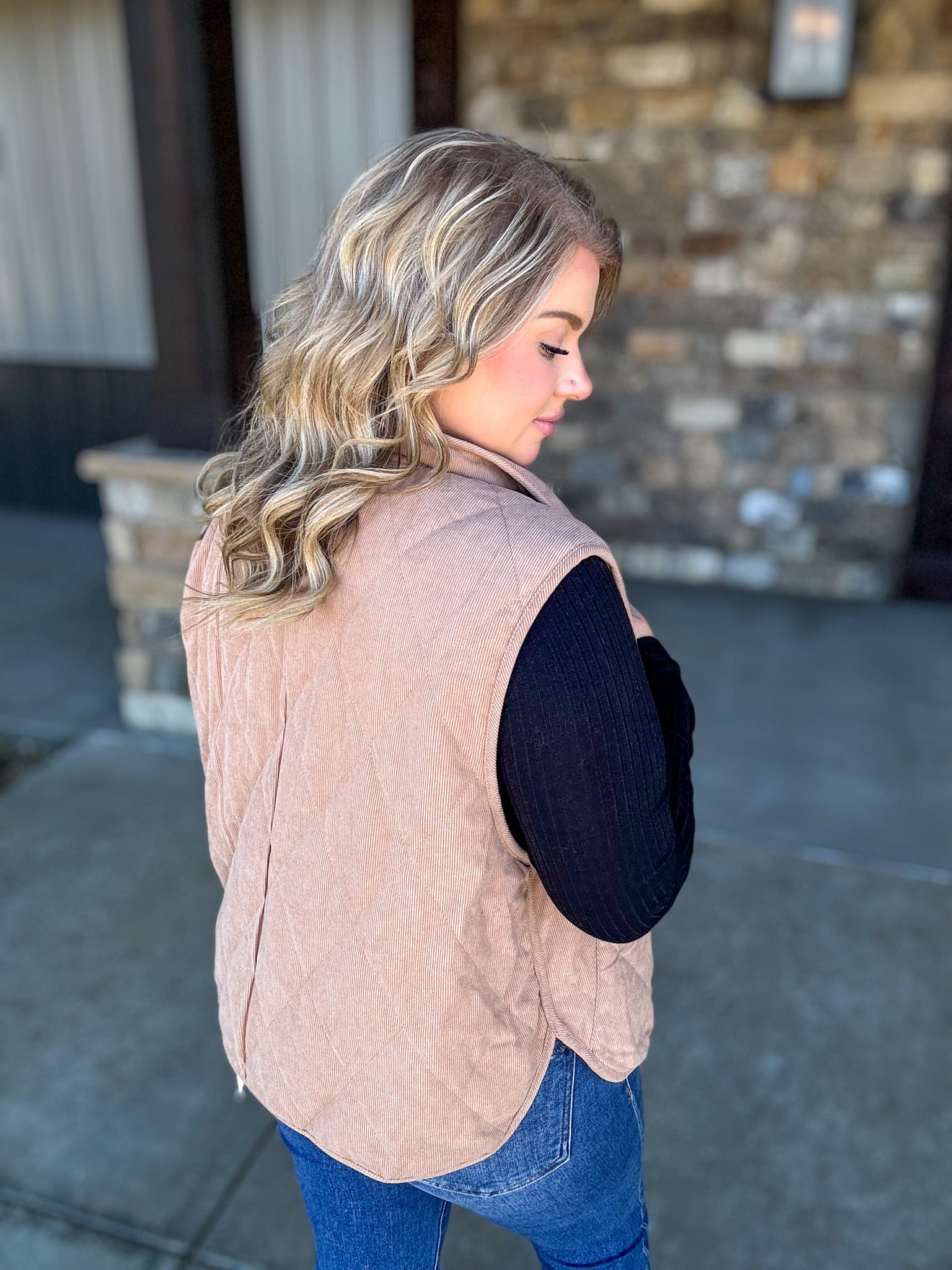 Easy Living Vest - Taupe