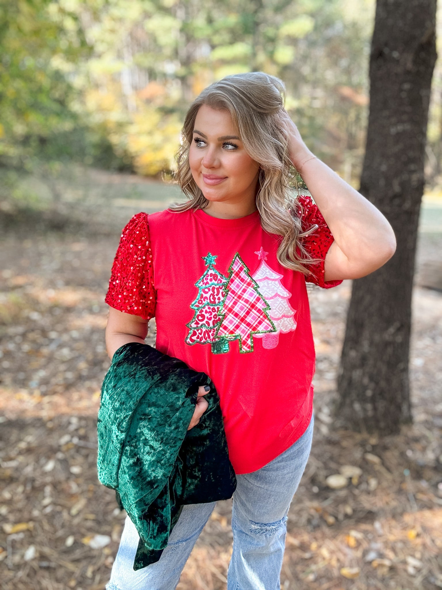 Festive Forest Top