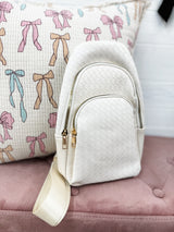 Braided Sling Bag - Ivory