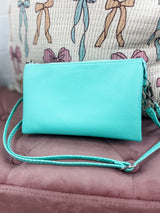 Carrie Crossbody - Aqua