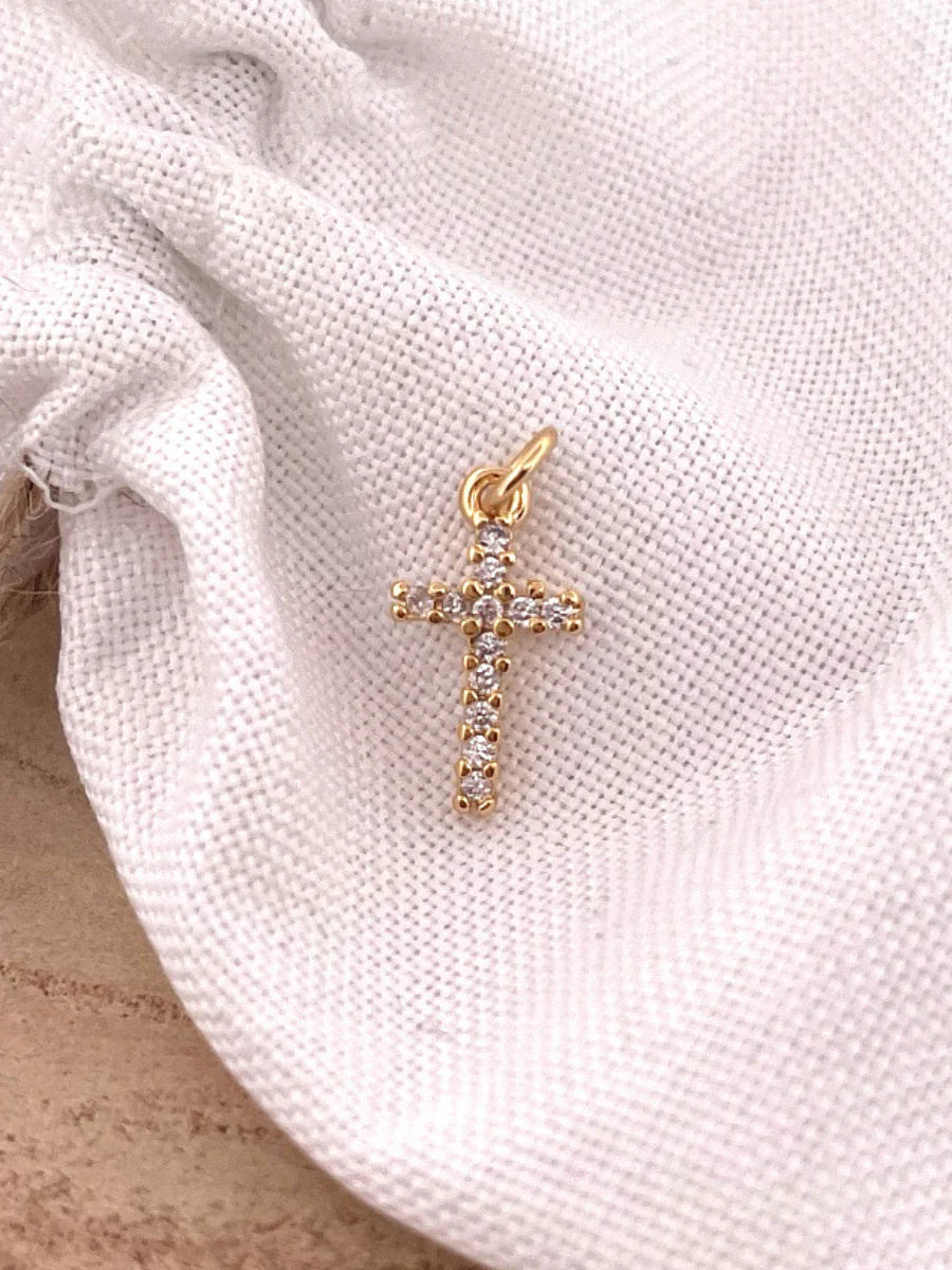 Dainty Cross Charm