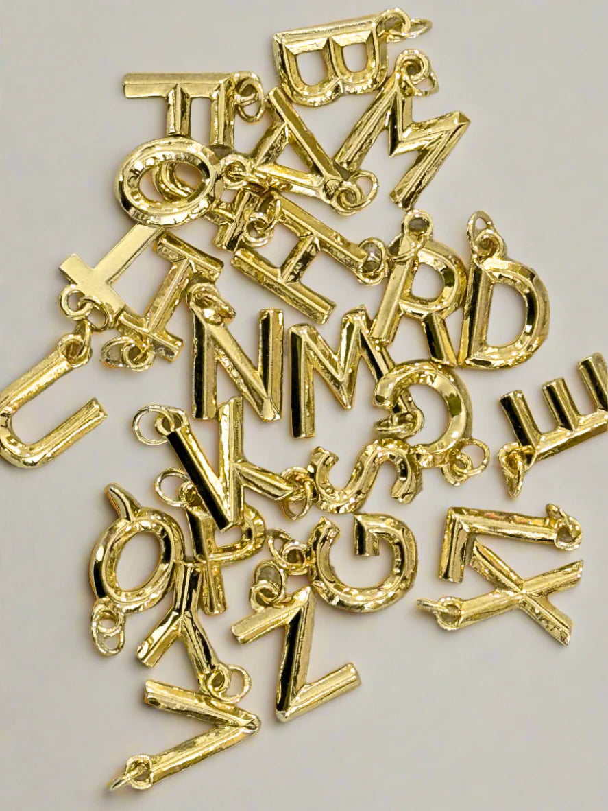 Classic Gold Initial Charm