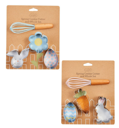 Mud Pie Spring Whisk & Cookie Cutter Set - Carrot