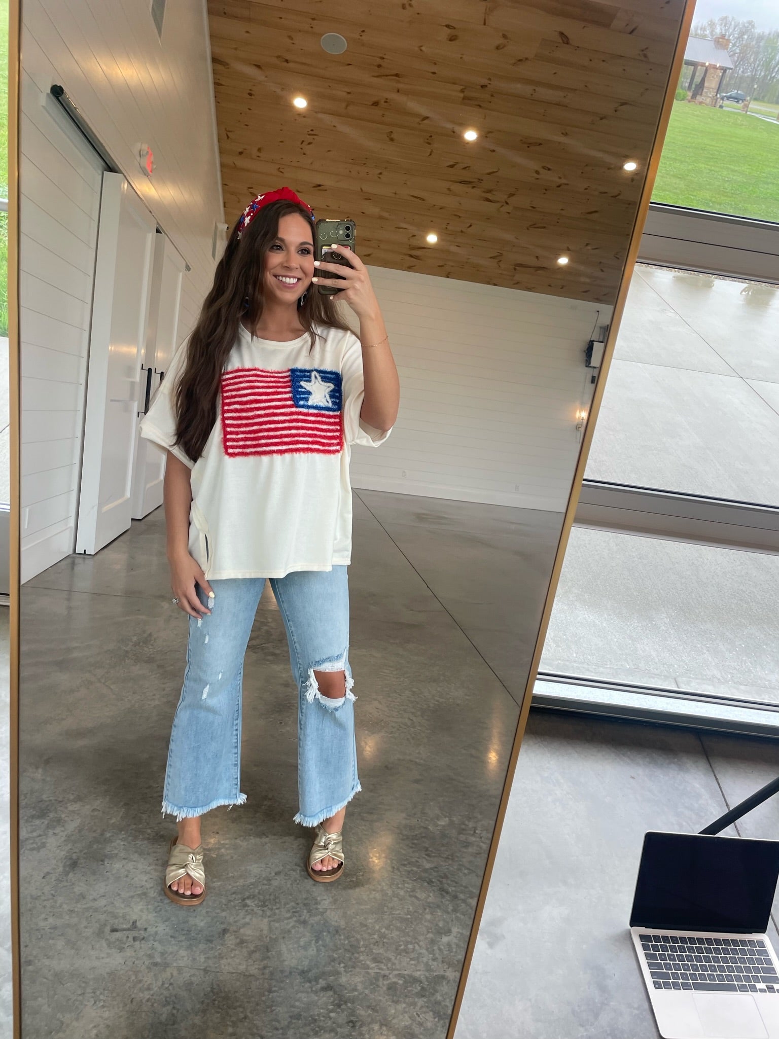 The Red, White & Blue Top FINAL SALE