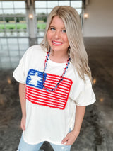The Red, White & Blue Top FINAL SALE